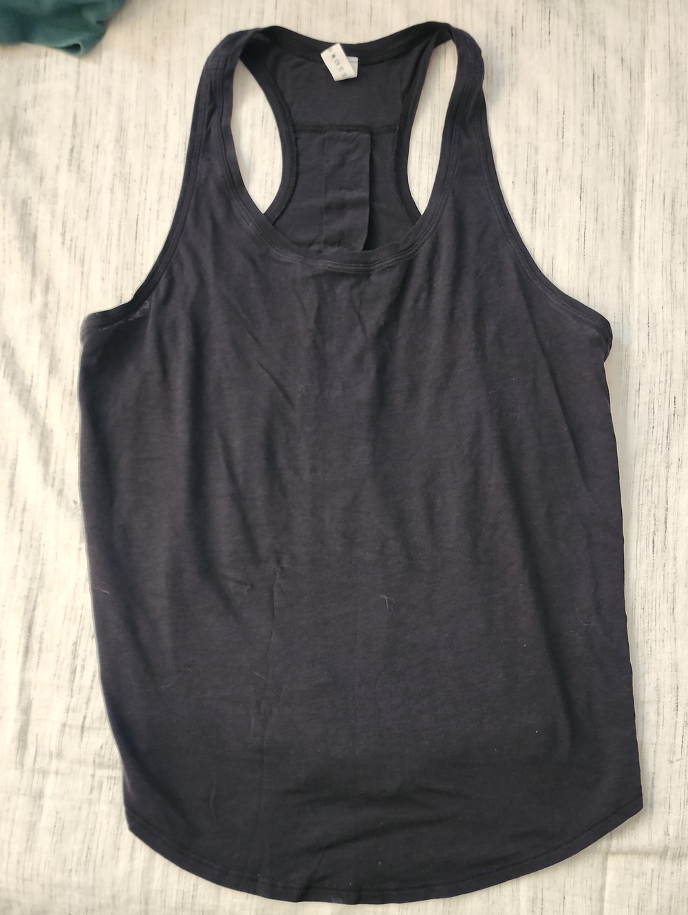 lululemon athletica Black Racerback Tank Top Small